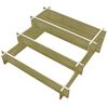 vidaXL 3-Tier Planter Box 90x90x35 cm Impregnated Wood