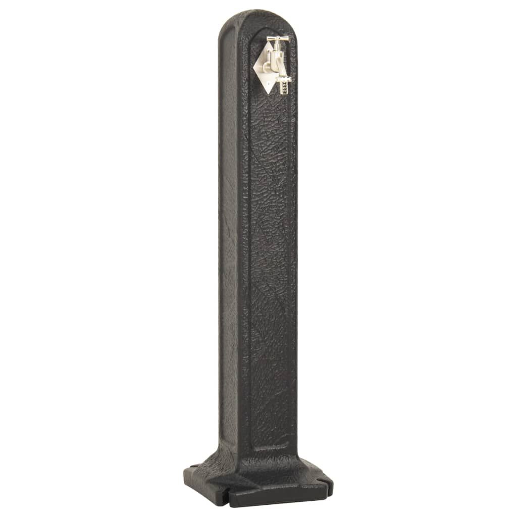 vidaXL Garden Tanker with Faucet Anthracite Stone Look