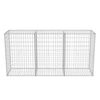 vidaXL Gabion Basket Galvanised Steel 200x50x100 cm