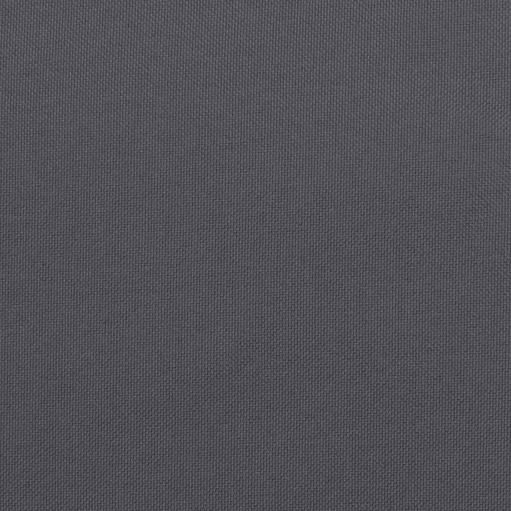 vidaXL Garden Bench Cushion Anthracite 200x(50+50)x7cm Oxford Fabric