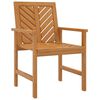 vidaXL Garden Dining Chairs 2 pcs Solid Wood Acacia
