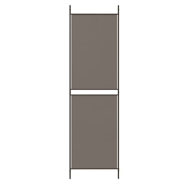 vidaXL 4-Panel Room Divider Anthracite 200x220 cm Fabric