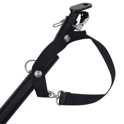 vidaXL Pet Bike Trailer Red and Black, red and black vidaXL Pet Bike Trailer Red and Black