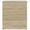 vidaXL Storage Chest Sonoma Oak 84x42x46 cm Engineered Wood
