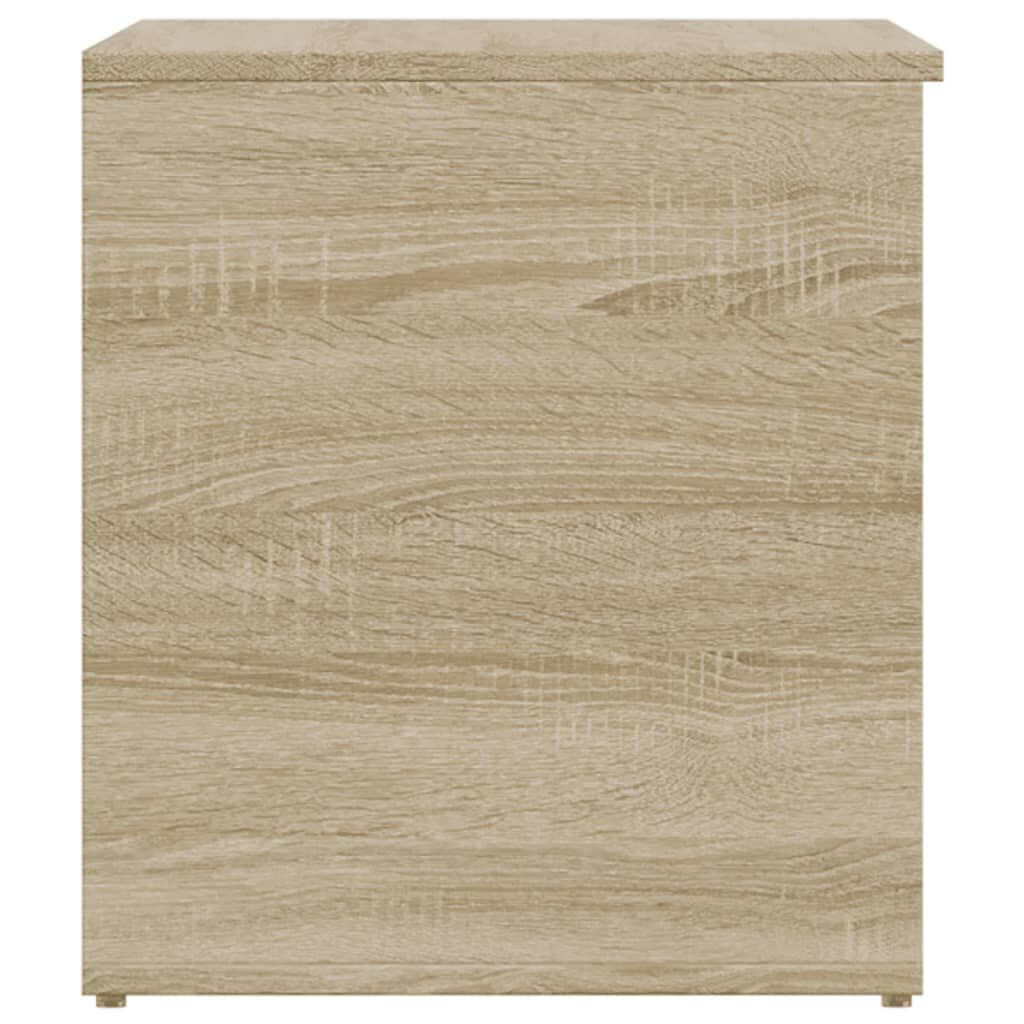 vidaXL Storage Chest Sonoma Oak 84x42x46 cm Engineered Wood