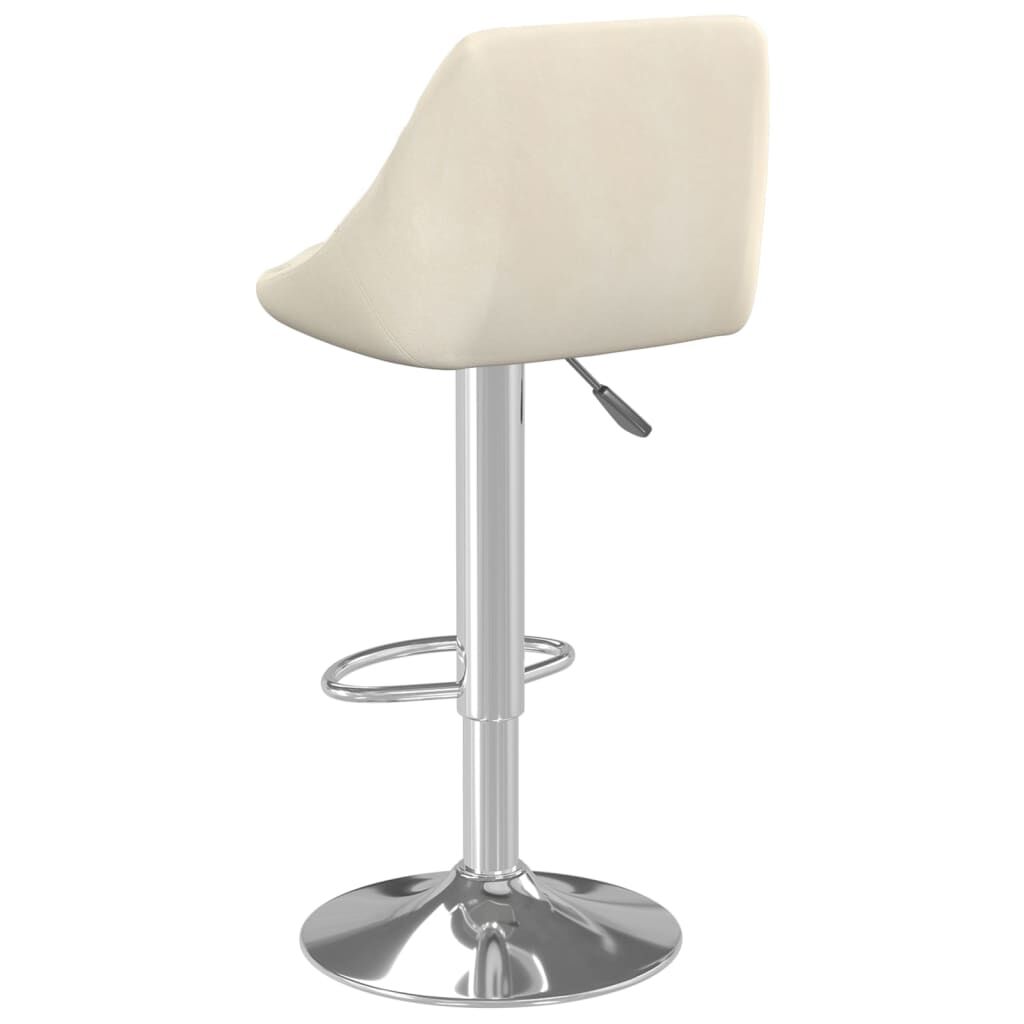 vidaXL Bar Stool Cream Velvet