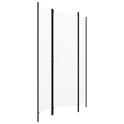 vidaXL 3-Panel Room Divider White 150x180 cm, white vidaXL 3-Panel Room Divider White 150x180 cm