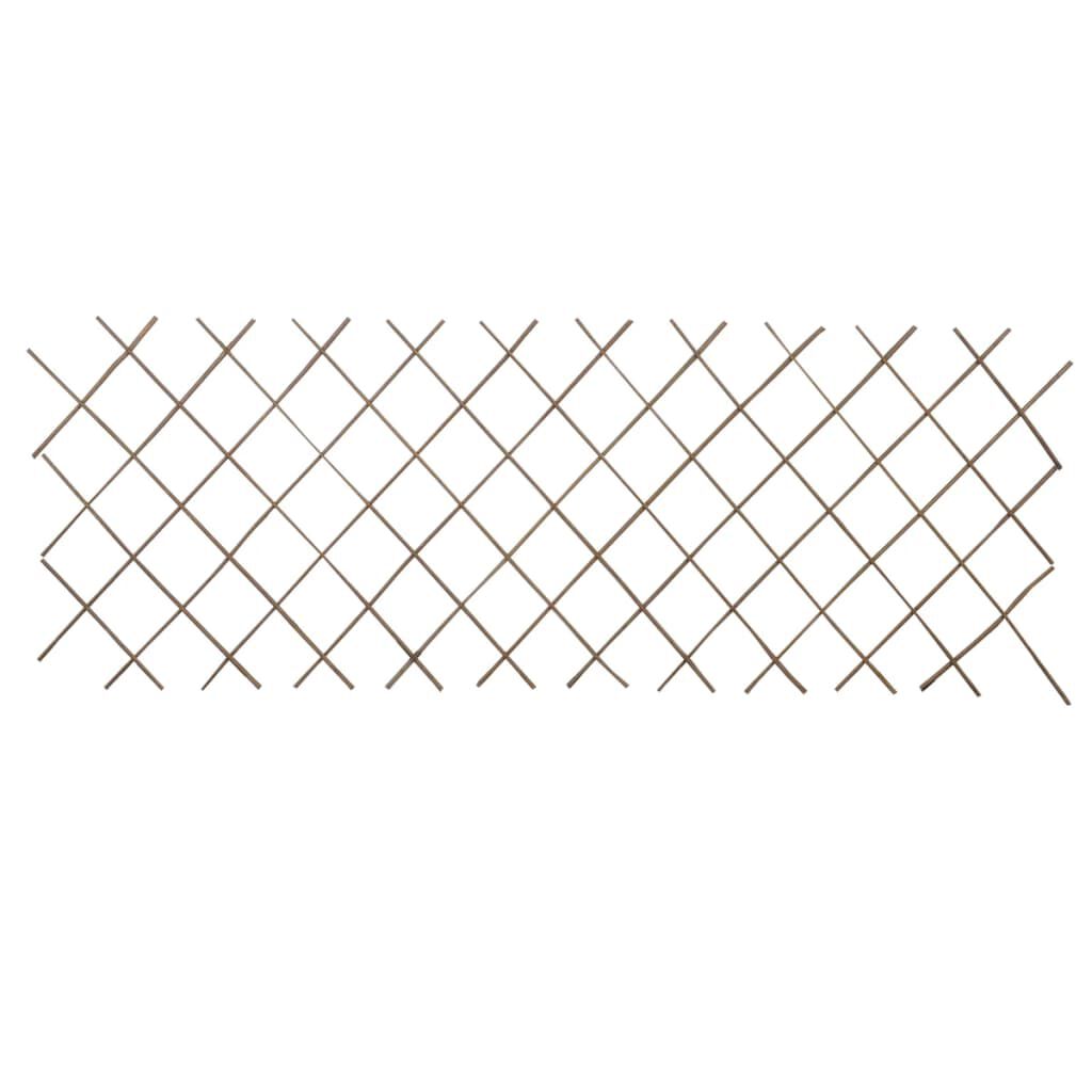 vidaXL Willow Trellis Fence 5 pcs 180x90 cm