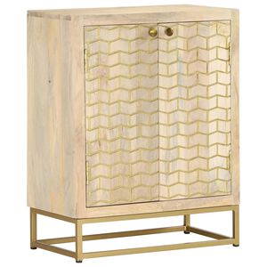 vidaXL Sideboard with 2 Doors 55x30x70 cm Solid Wood Mango