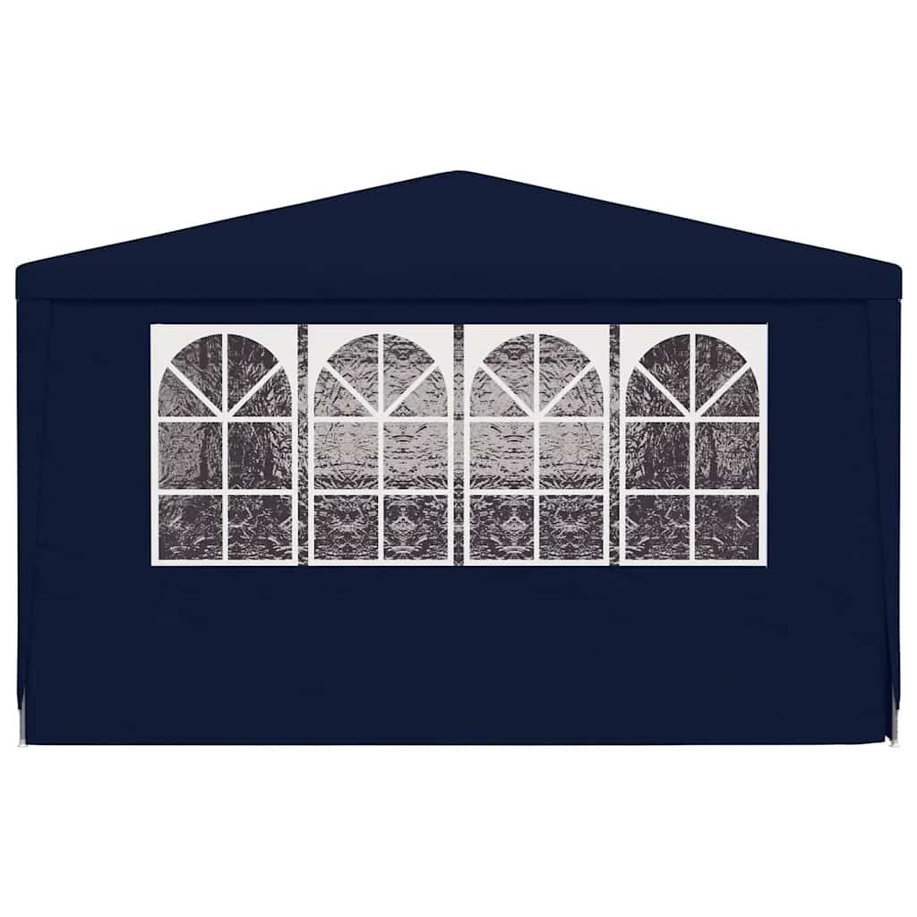 vidaXL Professional Party Tent with Side Walls 4x9 m Blue 90 g/m?