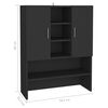 vidaXL Washing Machine Cabinet Black