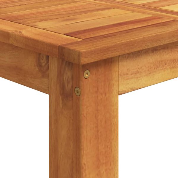 vidaXL 3 Piece Garden Bar Set Grey Solid Wood Acacia and Poly Rattan