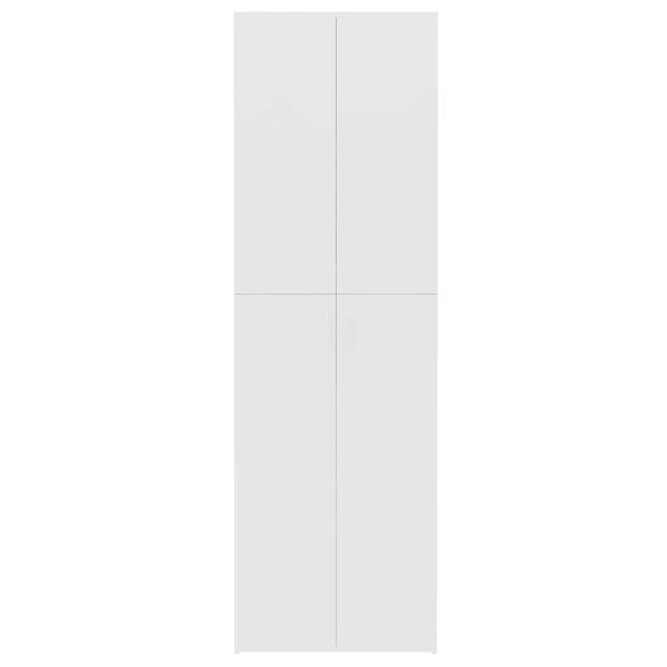 vidaXL Office Cabinet White 60x32x190 cm Engineered Wood