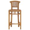 vidaXL Bar Chair Solid Teak Wood
