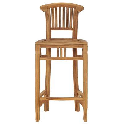 vidaXL Bar Chair Solid Teak Wood,  vidaXL Bar Chair Solid Teak Wood