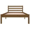 vidaXL Bed Frame without Mattress Solid Wood Pine 90x200cm Honey Brown