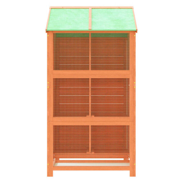 vidaXL Bird House Brown 97x81x152 cm Solid Wood Pine