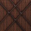 vidaXL Sun Lounger with Cushion and Tea Table Poly Rattan Brown