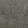 vidaXL Dining Chairs 2 pcs Light Grey Fabric