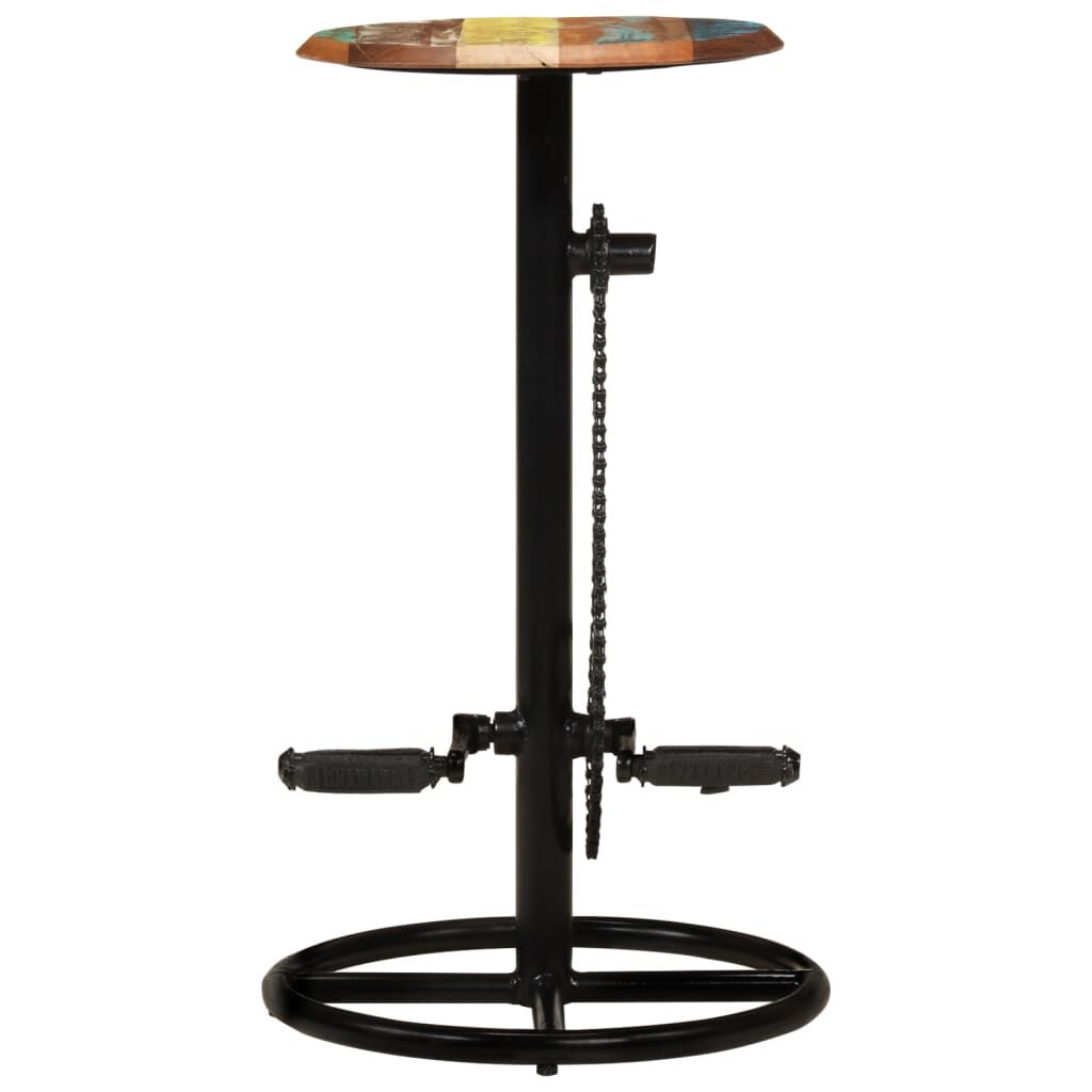 vidaXL Bar Chairs 2 pcs Solid Reclaimed Wood