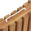 vidaXL 3 Piece Folding Garden Lounge Set Solid Teak Wood
