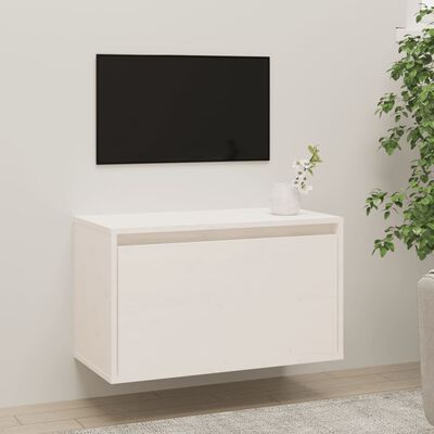 vidaXL Wall Cabinet White 60x30x35 cm Solid Pinewood, white vidaXL Wall Cabinet White 60x30x35 cm Solid Pinewood
