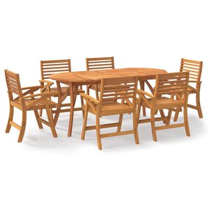 vidaXL 5 Piece Garden Dining Set Solid Wood Acacia