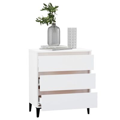 vidaXL Sideboard White 60x35x69 cm Engineered Wood, white vidaXL Sideboard White 60x35x69 cm Engineered Wood