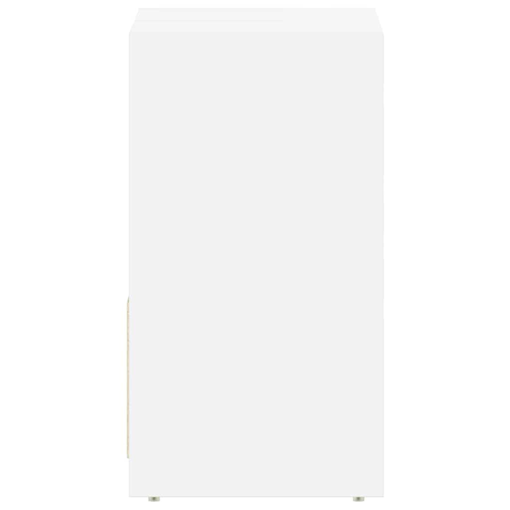 vidaXL Bathroom Cabinet White 60x33x61 cm Engineered Wood