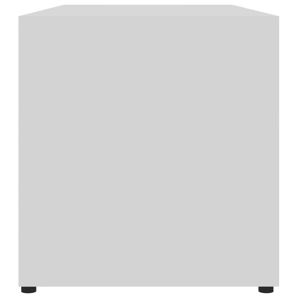 vidaXL TV Cabinet White 80x34x36 cm Engineered Wood