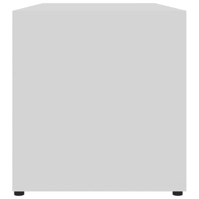 vidaXL TV Cabinet White 80x34x36 cm Engineered Wood, white vidaXL TV Cabinet White 80x34x36 cm Engineered Wood
