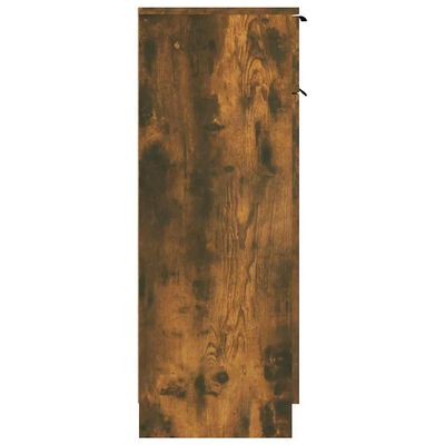 vidaXL Bathroom Cabinet Smoked Oak 32x34x90 cm Engineered Wood, smoked oak vidaXL Bathroom Cabinet Smoked Oak 32x34x90 cm Engineered Wood