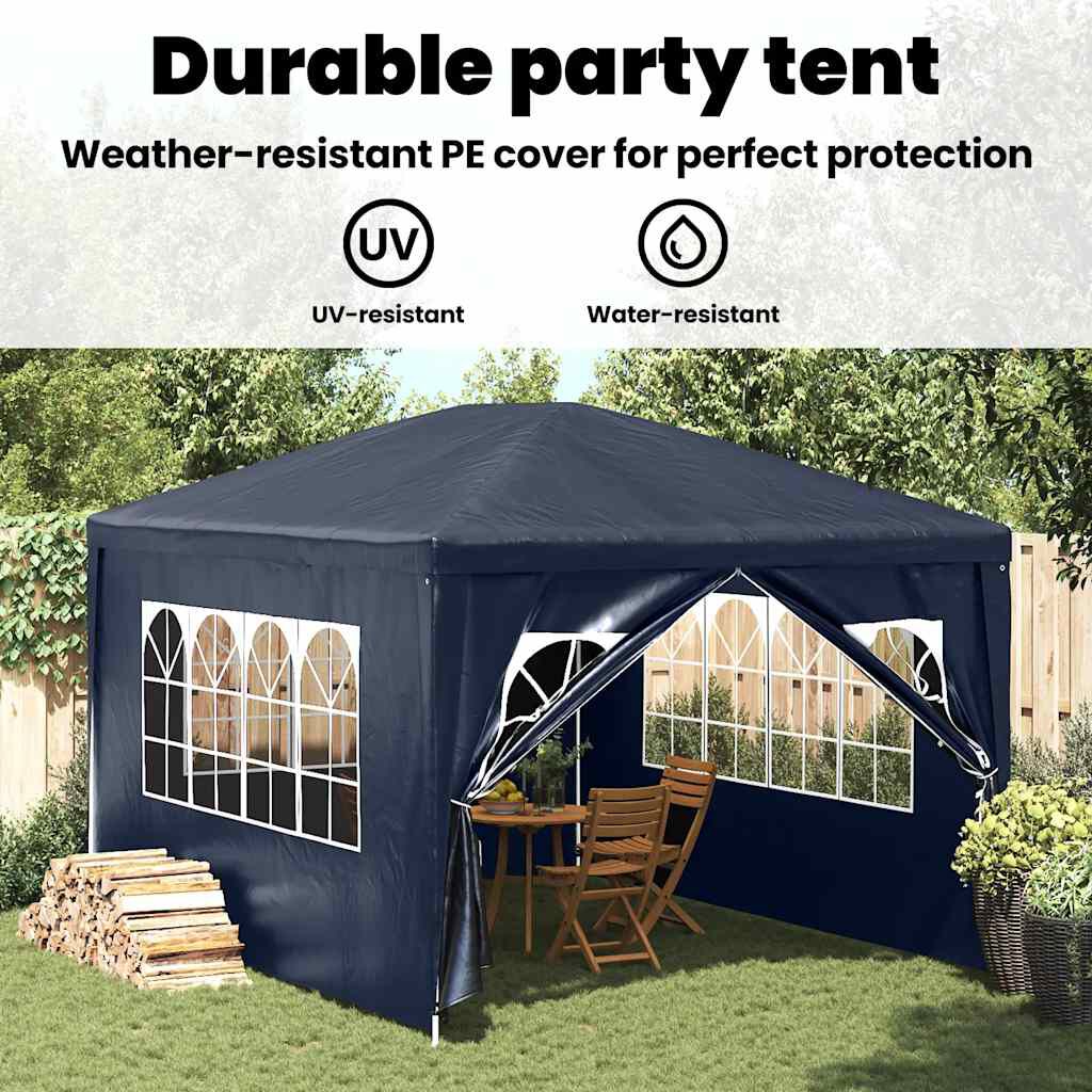 vidaXL Party Tent 3x4 m Blue