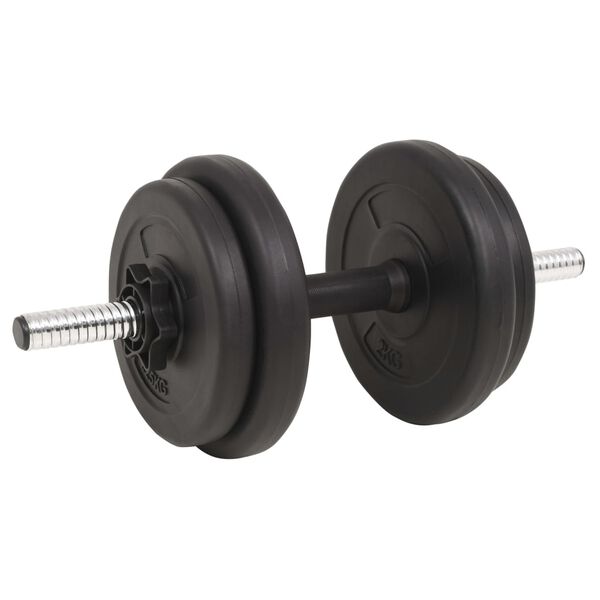 vidaXL Barbell and Dumbbell Set 30 kg