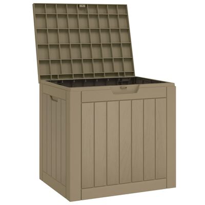 vidaXL Garden Storage Box Grey 55.5x43x53 cm Polypropylene, grey vidaXL Garden Storage Box Grey 55.5x43x53 cm Polypropylene