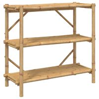 vidaXL 3-Layer Shelf 100x40x90 cm Bamboo,  vidaXL 3-Layer Shelf 100x40x90 cm Bamboo