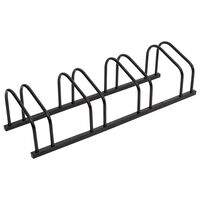 vidaXL Bike Rack for 4 Bikes Black Steel, black vidaXL Bike Rack for 4 Bikes Black Steel
