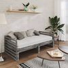 vidaXL Pull-out Day Bed without Mattress Grey 2x(90x200)cm