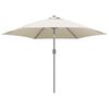 vidaXL Replacement Fabric for Outdoor Parasol Sand White 300 cm