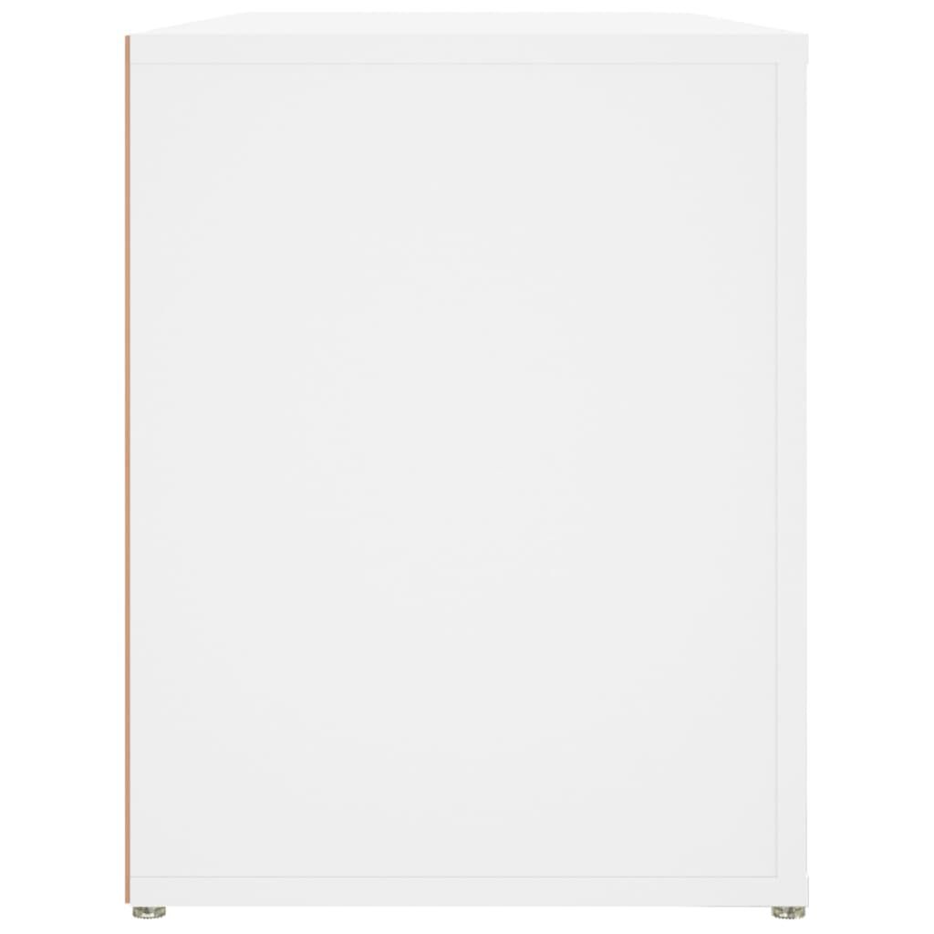 vidaXL Shoe Rack White 100x35x45 cm Engineered Wood