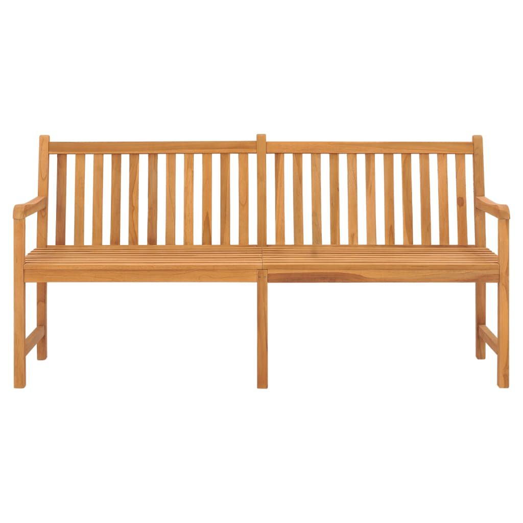 vidaXL Garden Bench 180 cm Solid Teak Wood