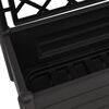 vidaXL Garden Planter with Trellis 100x43x142 cm PP Anthracite