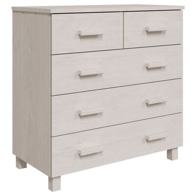 vidaXL Sideboard HAMAR White 79x40x80 cm Solid Wood Pine, white vidaXL Sideboard HAMAR White 79x40x80 cm Solid Wood Pine