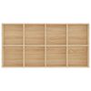vidaXL Book Cabinet/Sideboard Sonoma Oak 66x30x130 cm Engineered Wood