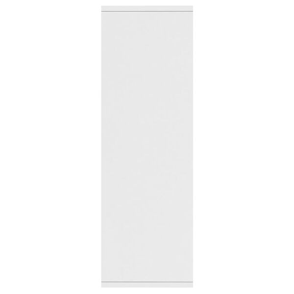 vidaXL Book Cabinet/Sideboard White 50x25x80 cm Engineered Wood