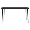 vidaXL 5 Piece Garden Dining Set Black