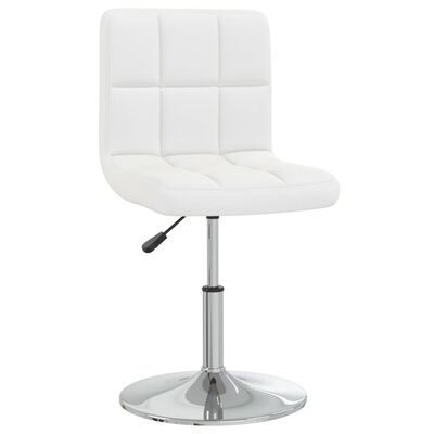 vidaXL Dining Chair White Faux Leather, white vidaXL Dining Chair White Faux Leather
