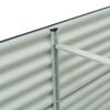 vidaXL Garden Raised Bed 240x80x81 cm Galvanised Steel Grey