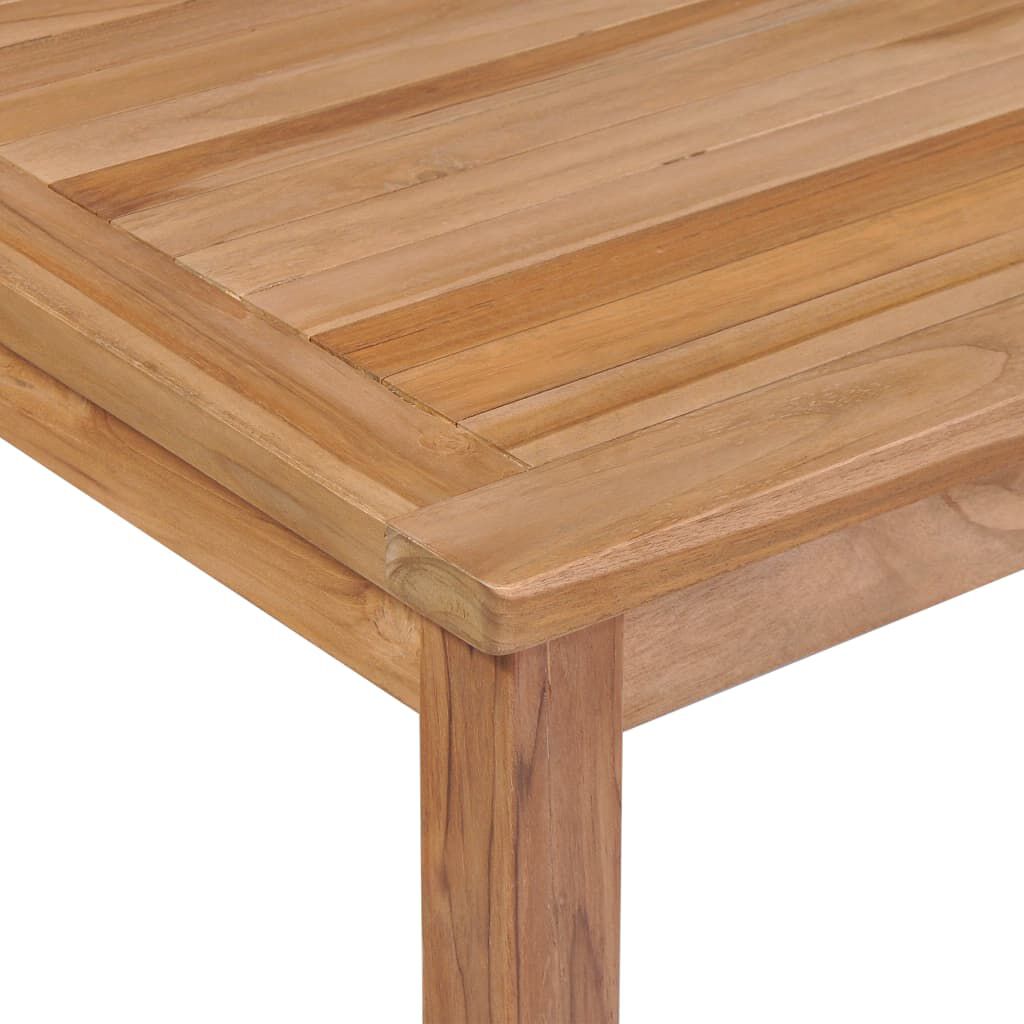 vidaXL 7 Piece Garden Dining Set Solid Teak Wood