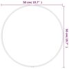 vidaXL Wall Mirror Gold Ø 50 cm Round